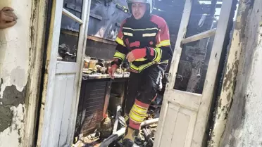 Ayvalık'ta Müstakil Evde Yangın