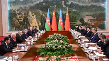 Aliyev ve Şi, Azerbaycan-Çin İlişkilerini Görüştü