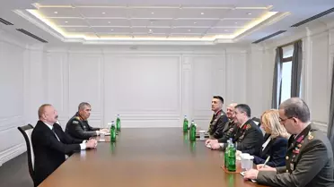 Azerbaycan Cumhurbaşkanı Aliyev, Genelkurmay Başkanı Bayraktaroğlu'nu kabul etti