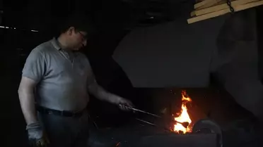 47 Yıldır Demirci, Eşiyle El Ele Çalışıyor