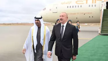 BAE Başkanı Azerbaycan'da Görüşmelerde Bulundu