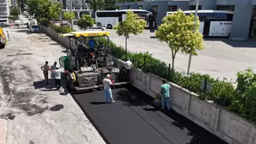Bafra'da Asfalt Çalışmaları Hızlandı