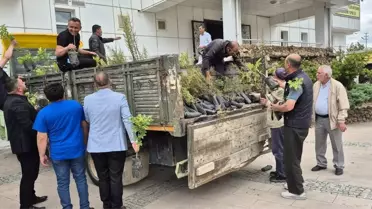 Bahşılı'da 2 Bin Fidan Dağıtımı Yapıldı