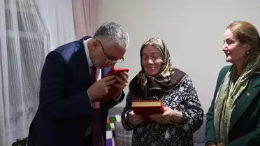 Bakan Işıkhan'dan 15 Temmuz şehidi Yakup Kozan'ın ailesine ziyaret