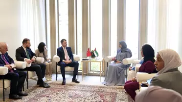 Bakan Kurum New York'ta BAE'li mevkidaşıyla görüştü