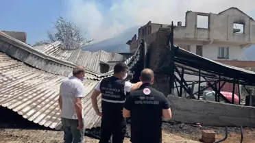 Geyve'de Orman Yangını: 12 Bağımsız Bölüm Hasar Gördü