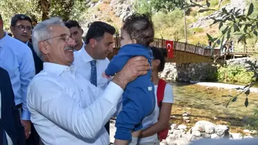 Bakan Uraloğlu Munzur Gözeleri'ni Ziyaret Etti
