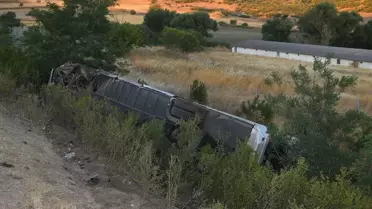 Balıkesir'de Otobüs Devrildi: 27 Yaralı
