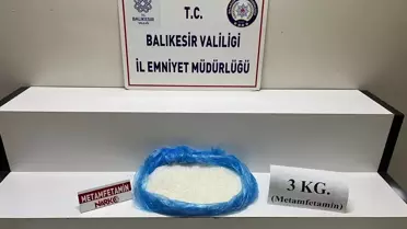 Edremit'te Uyuşturucu Operasyonu: 3 Kg Ele Geçirildi