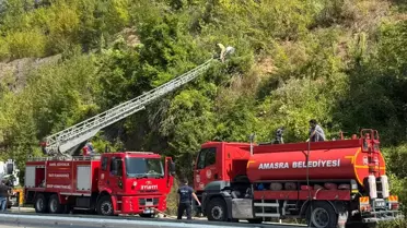 Amasra'da Orman Yangını Kontrol Altına Alındı