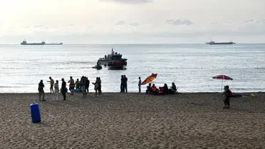 İnkumu Plajında Denize Giriş Yasaklandı