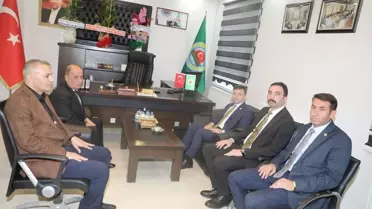 Kaymakam Erdoğan'dan Ziraat Odası'na Ziyaret