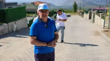 Hacılar'da Kilitli Parke Yol Çalışmaları İncelendi