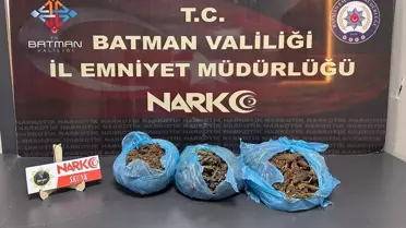 Batman'da Uyuşturucu Operasyonu: 1 Zanlı Tutuklandı