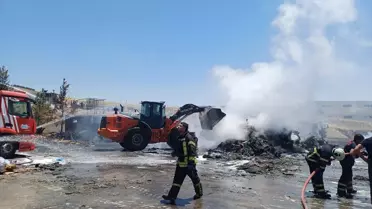 Batman'da Fabrikada Yangın Çıktı