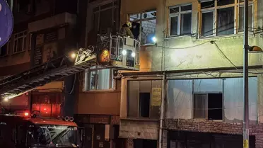 Beyoğlu'nda Bodrum Katında Yangın