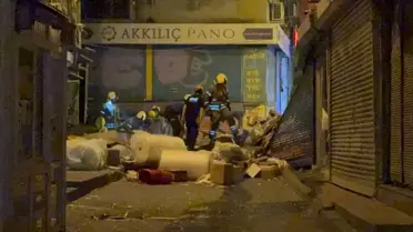 Beyoğlu'nda büfede patlama meydana geldi