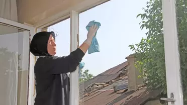 Beypazarı'nda Evler Temizleniyor