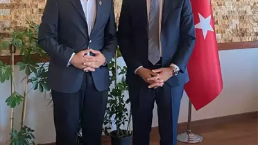 Beypazarı Kaymakamı Özmen'i Kabul Etti