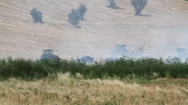 Beyşehir'de Biçerdöver Yangını