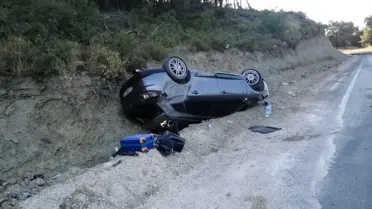 Osmaneli'nde Trafik Kazası: Sürücü Yaralandı