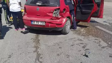Bilecik'te Otomobilin Refüje Çarpması: 1 Yaralı