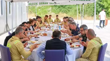 Vali Sözer’den Yangınla Mücadeleye Teşekkür