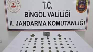 Bingöl'de 45 Tarihi Eser Ele Geçirildi