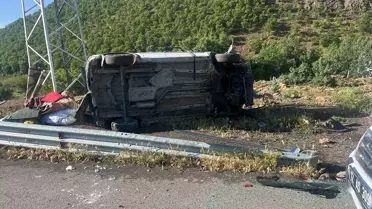 Bingöl'de Takla Atan Araçta 5 Yaralı