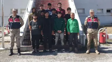 Bitlis'te 11 Düzensiz Göçmen Yakalandı