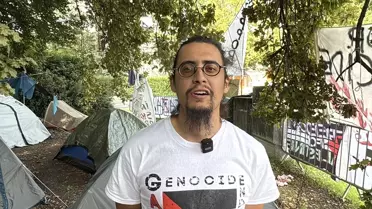BM Önünde Gazze İçin Çadır Eylemi