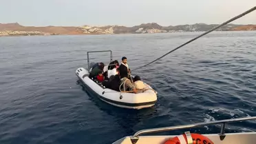 Bodrum Açıklarında 17 Düzensiz Göçmen Yakalandı