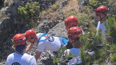 Bolu'da Dağcılık ve Kurtarma Tatbikatı