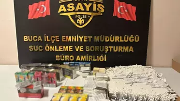 Buca'da Kaçak Sigara Operasyonu