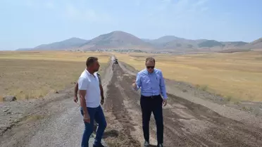 Kaymakam Koşansu'dan Yol İncelemesi