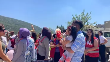 Yağmur için Umut Balonları Uçtu