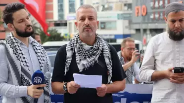 Bursa'da Filistin'e Destek Gösterisi