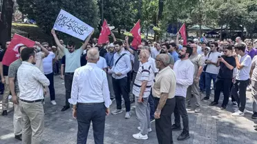 Bursa'da Peygamber Karikatürüne Tepki