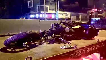 Bursa'da Motosiklet Kazası: 2 Ağır Yaralı