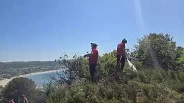 Mudanya'da Zeytinlik Yangını Kontrol Altına Alındı