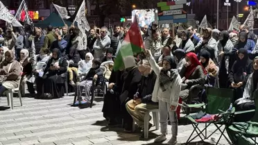 İsrail'e Tepki: Küresel Sumud Filosu için Destek Gösterisi