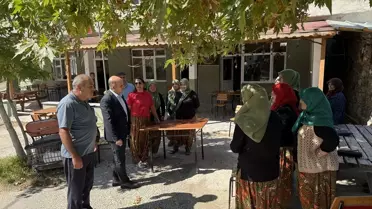 Kaymakam Nebioğlu Kızılelma Köyü'nü Ziyaret Etti