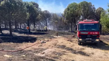 Çanakkale'de Orman Yangınına Müdahale