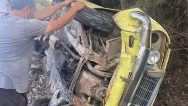 Çanakkale'de Otomobil Devrildi: Sürücü Yaralı