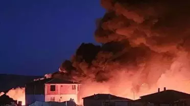 Gelibolu'da Yangın: 2 Ev Hasar Gördü