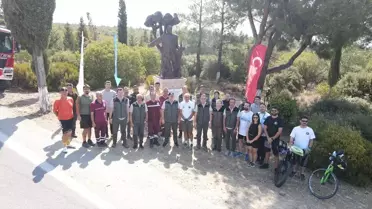 Çanakkale'de orman yangını şehidi Orman Bölge Müdürü Talat Göktepe anıldı