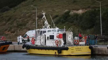 Çanakkale'de Sağlık Botu'nda Patlama
