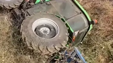 Gelibolu'da Yangın ve Traktör Kazası