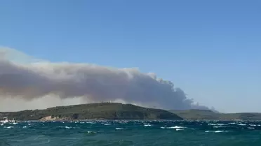 Gelibolu'da Orman Yangınına Müdahale