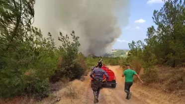 Bayramiç'te Yangın: Köyler Tahliye Edildi